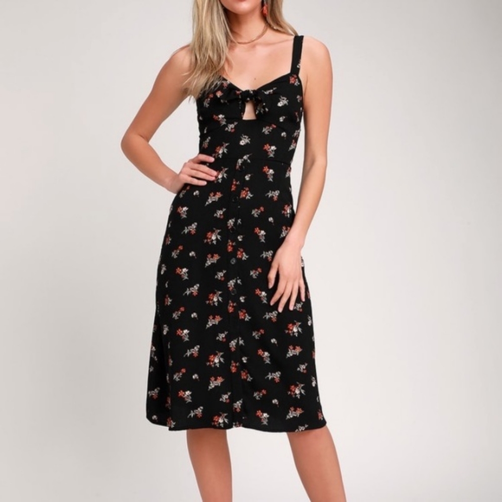 Lulu's Cami Floral Dress